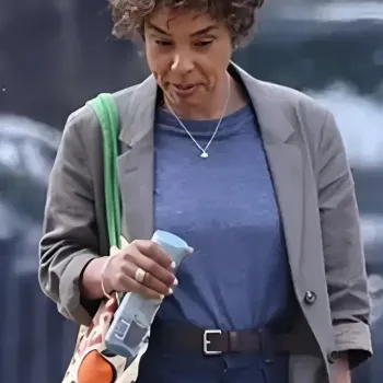 Heart of Stone Sophie Okonedo Grey Blazer