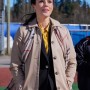 Hearts In The Game 2023 Erin Cahill Trench Coat