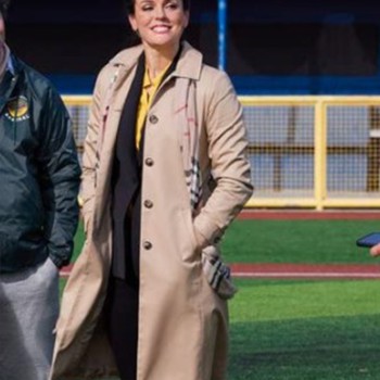 Hearts In The Game 2023 Erin Cahill Trench Coat