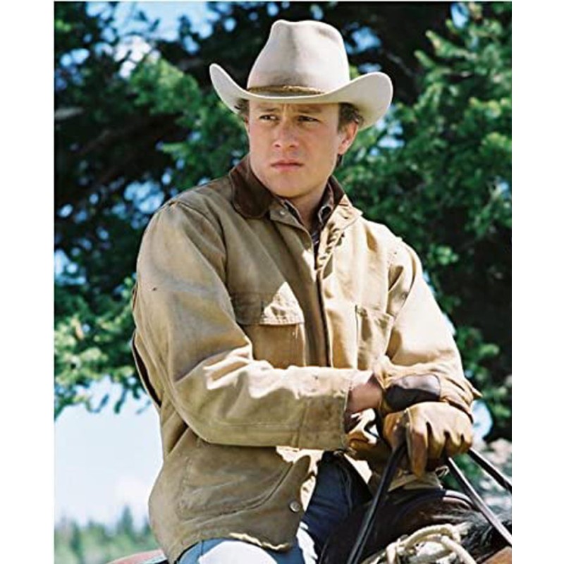 Heath Ledger Brokeback Mountain Brown Jacket Heath Ledger Brokeback Mountain Brown Jacket