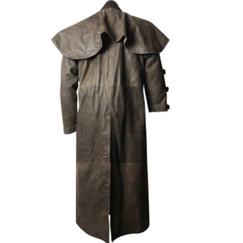 Hellboy Leather Duster Trench Coat 
