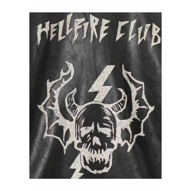 Hellfire Club Biker Black Jacket Hellfire Club Biker Black Jacket