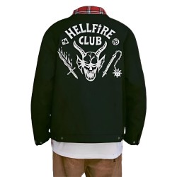 Hellfire Club Plaid Collar Jacket