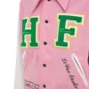 HF Homme Femme Letterman Pink Jacket