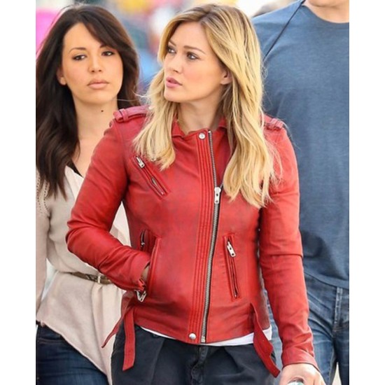 Kelsey Peters Younger Hilary Duff Leather Jacket