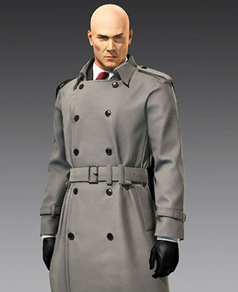 grey cotton coat