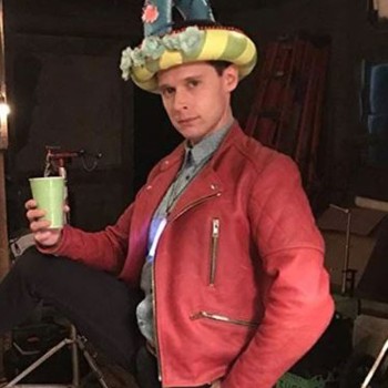 Dirk Gently's Motorcycle Red Leather Jacket