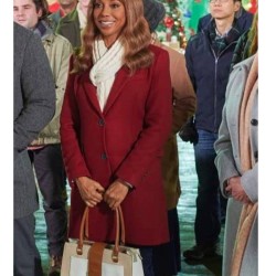 Holly Robinson Peete The Christmas Doctor Wool Coat