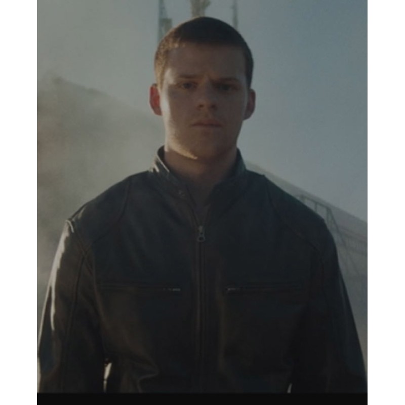 Honey Boy Lucas Hedges Black Leather Jacket Honey Boy Lucas Hedges Black Leather Jacket