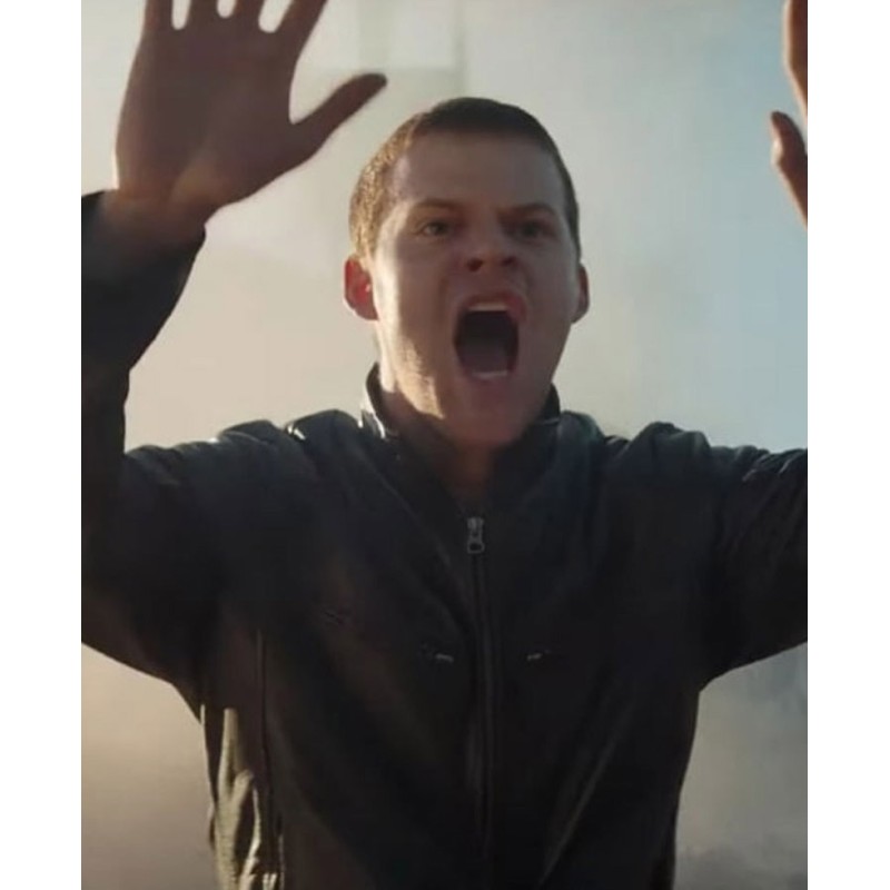 Honey Boy Lucas Hedges Black Leather Jacket Honey Boy Lucas Hedges Black Leather Jacket