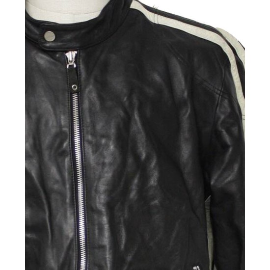 House of D David Duchovny Motorcycle Leather Jacket