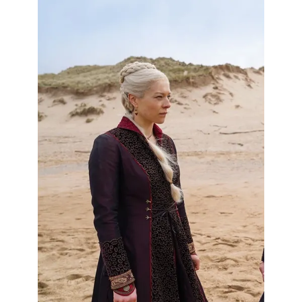 House of the Dragon 2022 Princess Rhaenyra Targaryen Coat House of the Dragon 2022 Princess Rhaenyra Targaryen Coat