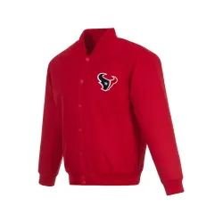 Houston Texans Poly Twill Varsity Jacket