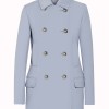 How To Get Away With Murder Aja Naomi King Light Blue Coat