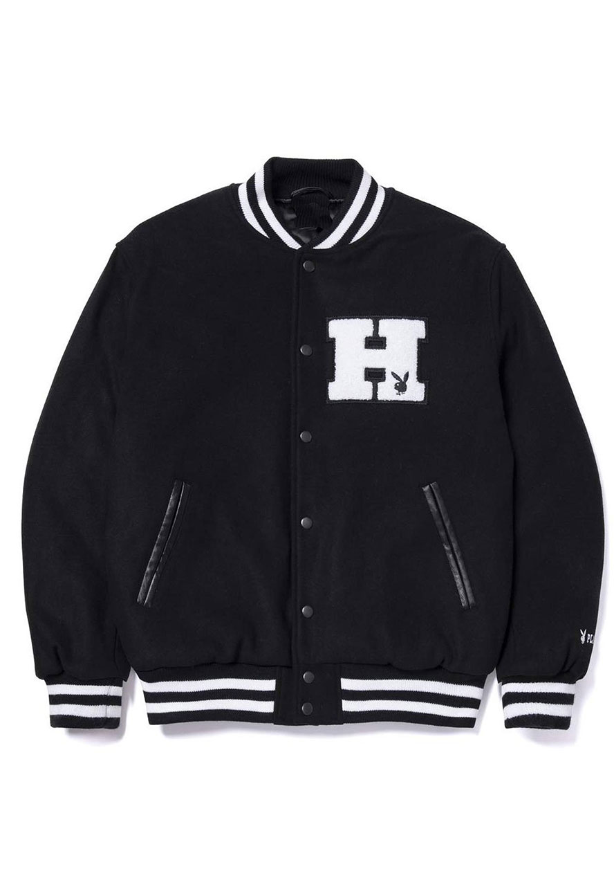 Huf playboy varsity jacket deals