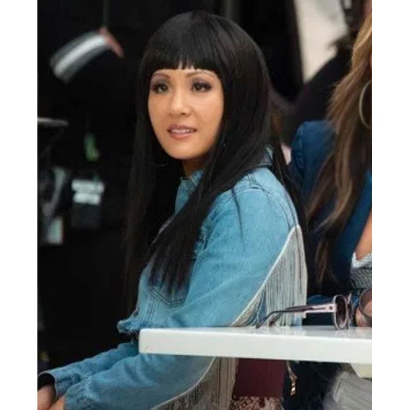 Hustlers Constance Wu Cropped Jacket Hustlers Constance Wu Cropped Jacket