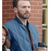 Chris Evans Hyundai Super Bowl Ad Bomber Blue Jacket Chris Evans Hyundai Super Bowl Ad Bomber Blue Jacket