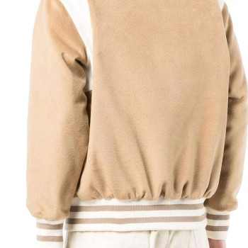 Icecream Tan Varsity Jacket