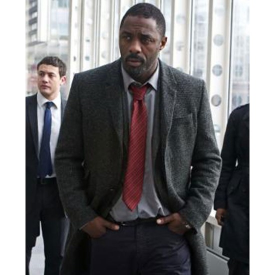 Idris Elba Luther Trench Coat