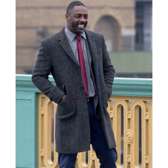 Idris Elba Luther Trench Coat