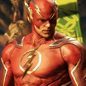 Injustice 2 Video Game Flash Leather Jacket