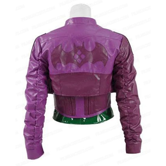 Harley Quinn Injustice 2 Purple Jacket with Vest