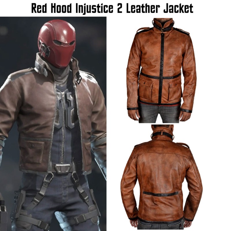 Injustice 2 Red Hood Leather Jacket Injustice 2 Red Hood Leather Jacket