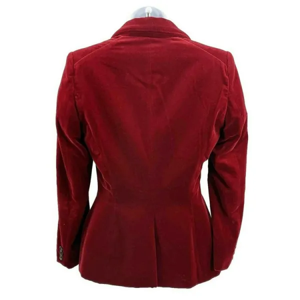 Inventing Anna Delvey Red Velvet Blazer Inventing Anna Delvey Red Velvet Blazer