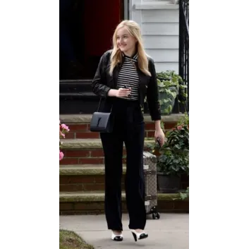 Inventing Anna Julia Garner Black Jacket Inventing Anna Julia Garner Black Jacket