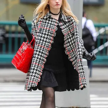 Inventing Anna Julia Garner Wool Coat