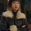 Kim Da-Mi Itaewon Class Shearling Leather Jacket with Fur Collar Kim Da-Mi Itaewon Class Shearling Leather Jacket with Fur Collar