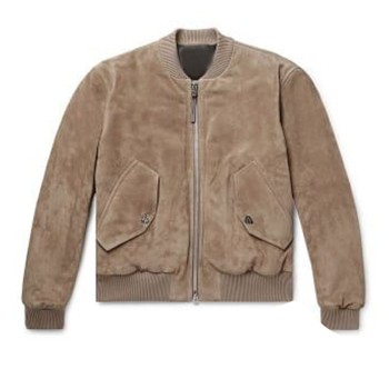 Park Seo Joon Itaewon Class Bomber Suede Leather Jacket
