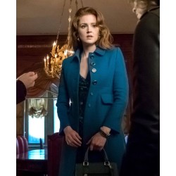 Gotham Maggie Geha Blue Coat