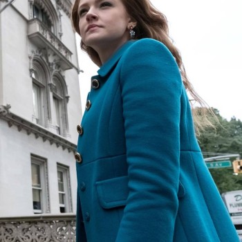 Gotham Maggie Geha Blue Coat