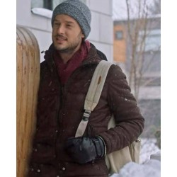 Evan Williams Midnight at the Magnolia Brown Puffer Jacket