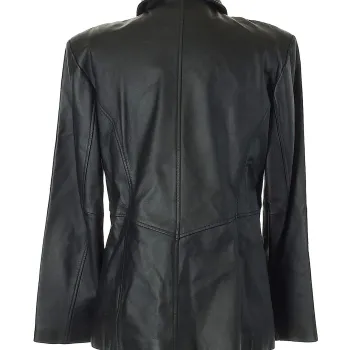 Jacqueline Ferrar Black Leather Jacket