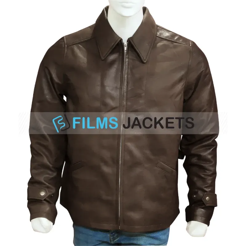 THE TOÉ Bond jacket brown leather Skyfall Leather Jacket - James Bond Skyfall Jacket