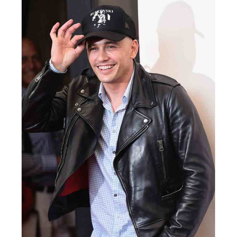 Zeroville James Franco Black Leather Jacket