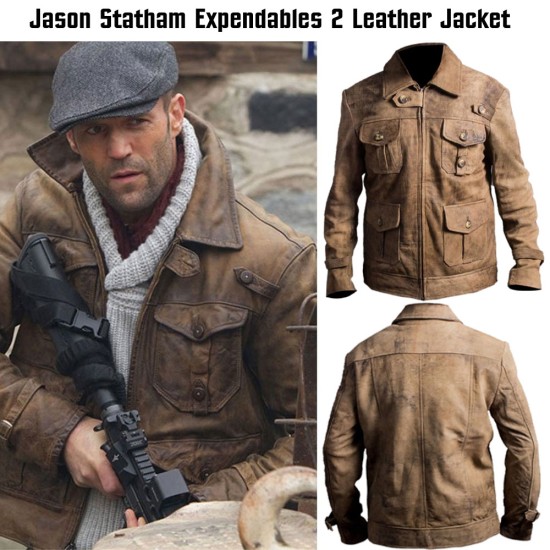 Jason Statham Expendables 2 Lee Christmas Jacket
