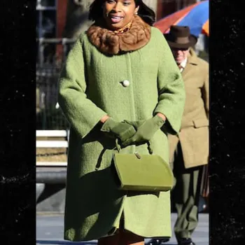 Jennifer Hudson Respect Green Coat