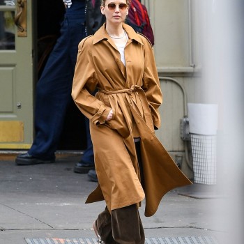 Jennifer Lawrence Street Style Coat