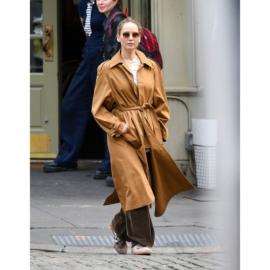 Jennifer Lawrence Street Style Coat