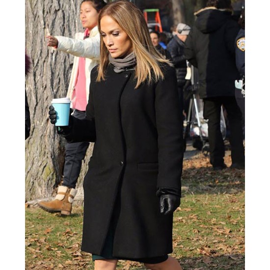 Jennifer Lopez Second Act Black Wool Coat