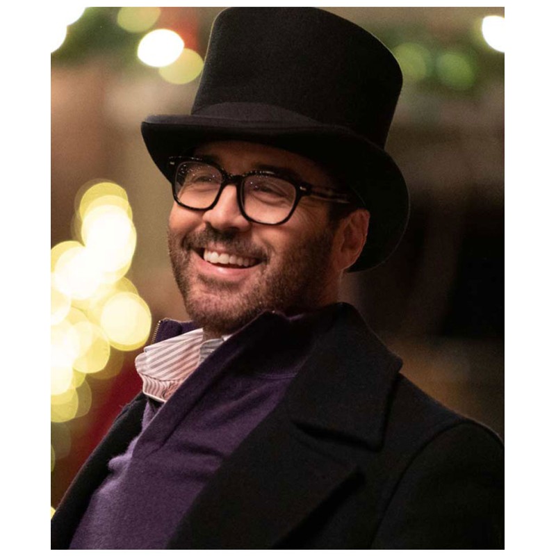 My Dad's Christmas Date Jeremy Piven Wool Peacoat My Dad's Christmas Date Jeremy Piven Wool Peacoat