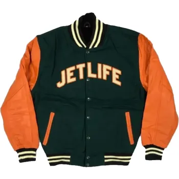 Jet Life Varsity Green Jacket