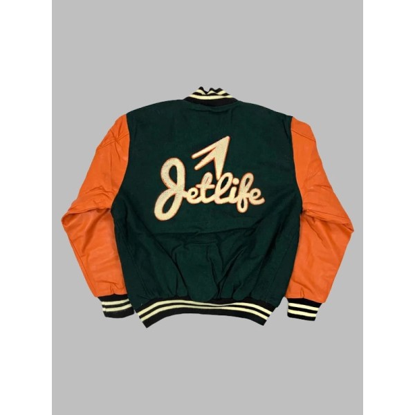 Jet Life Varsity Green Jacket Jet Life Varsity Green Jacket