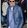 Jim Carrey Zipper Design Blue Leather Jacket Jim Carrey Zipper Design Blue Leather Jacket