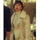 Itaewon Class Kim Da Mi Shearling White Leather Jacket