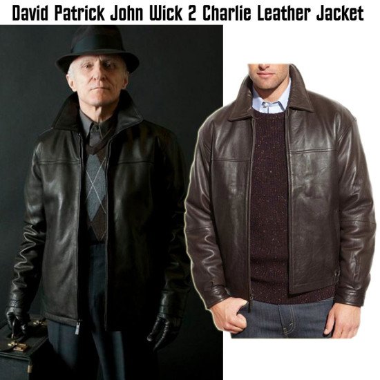 John Wick 2 Charlie Leather Jacket
