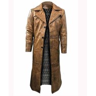 Johnny Depp Murder On The Orient Express Leather Coat